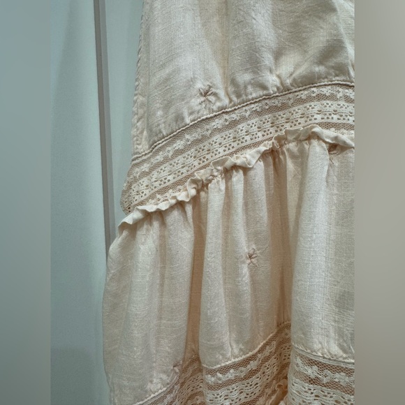 Free People Lily of The Valley Midi Dress - Peachy Keen - Xs - Picture 6 of 16